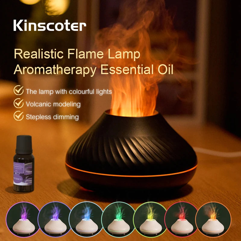 Volcanic Aromatherapy Oil Diffuser (USB Portable Air Humidifier)