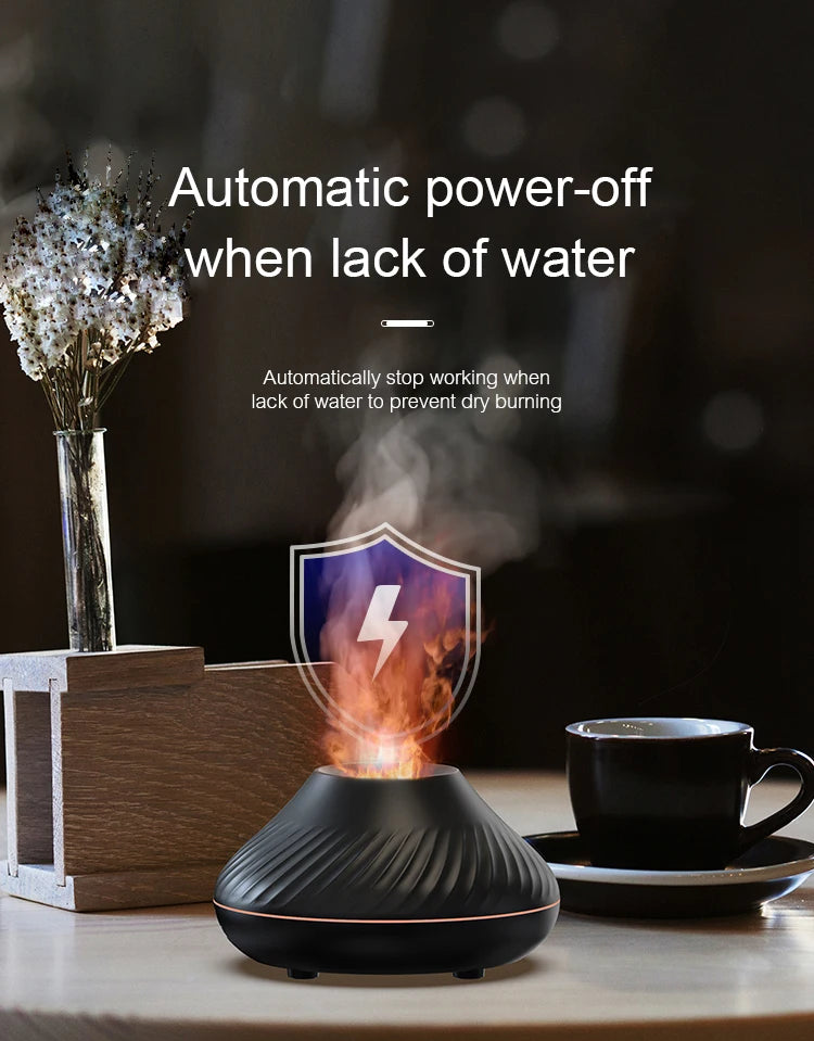 Volcanic Aromatherapy Oil Diffuser (USB Portable Air Humidifier)