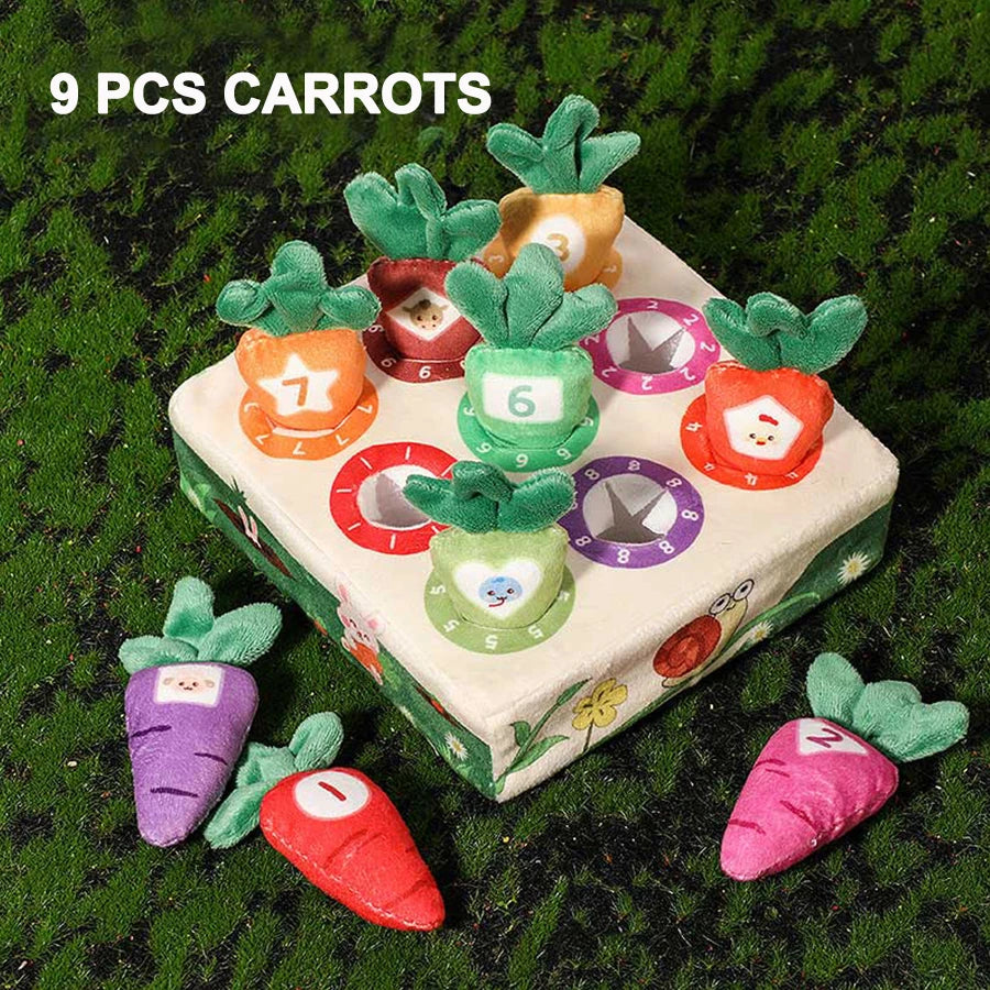 Montessori Nummy Numbers Carrot Pull Toy