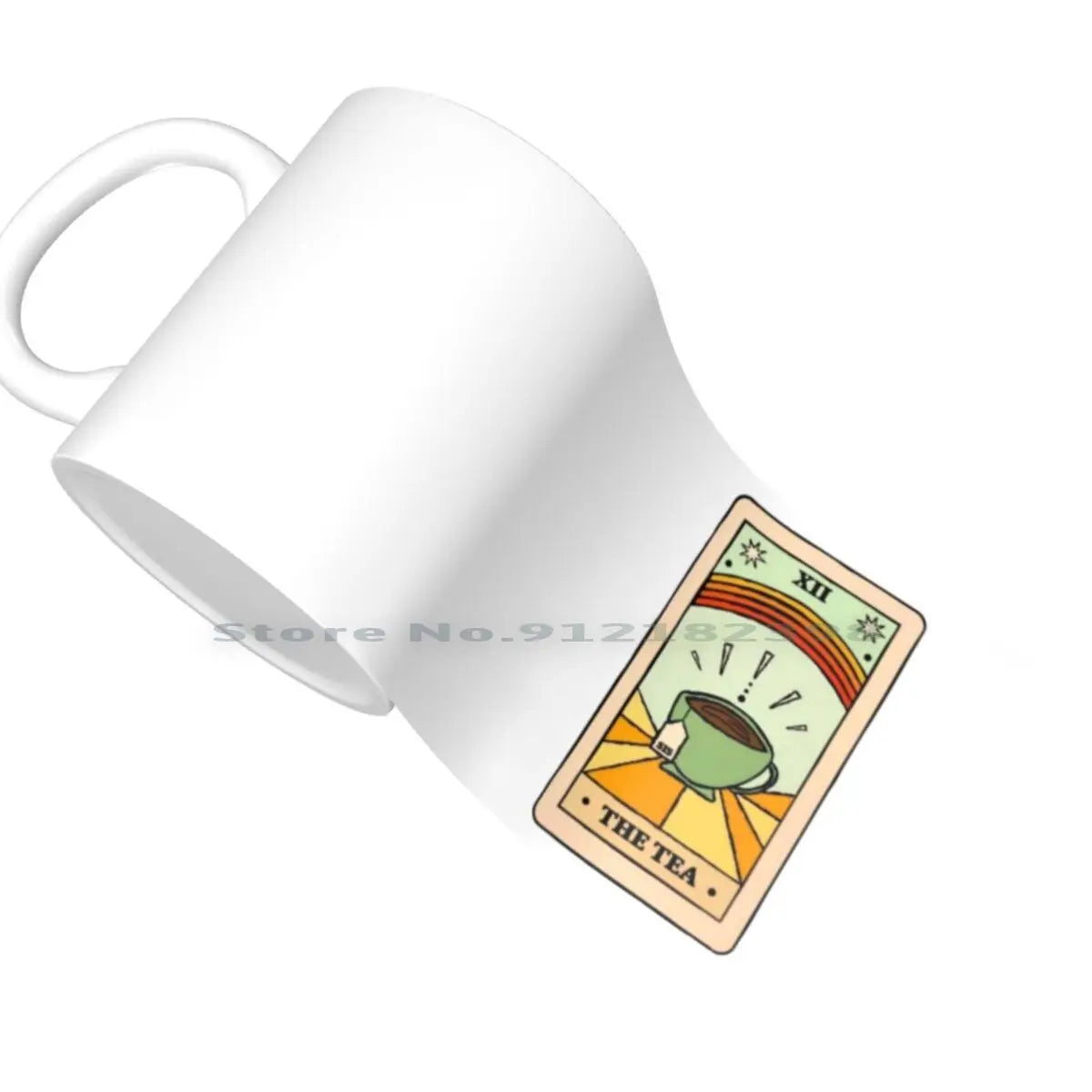 The Tea Tarot Card Ceramic Mug, 11oz