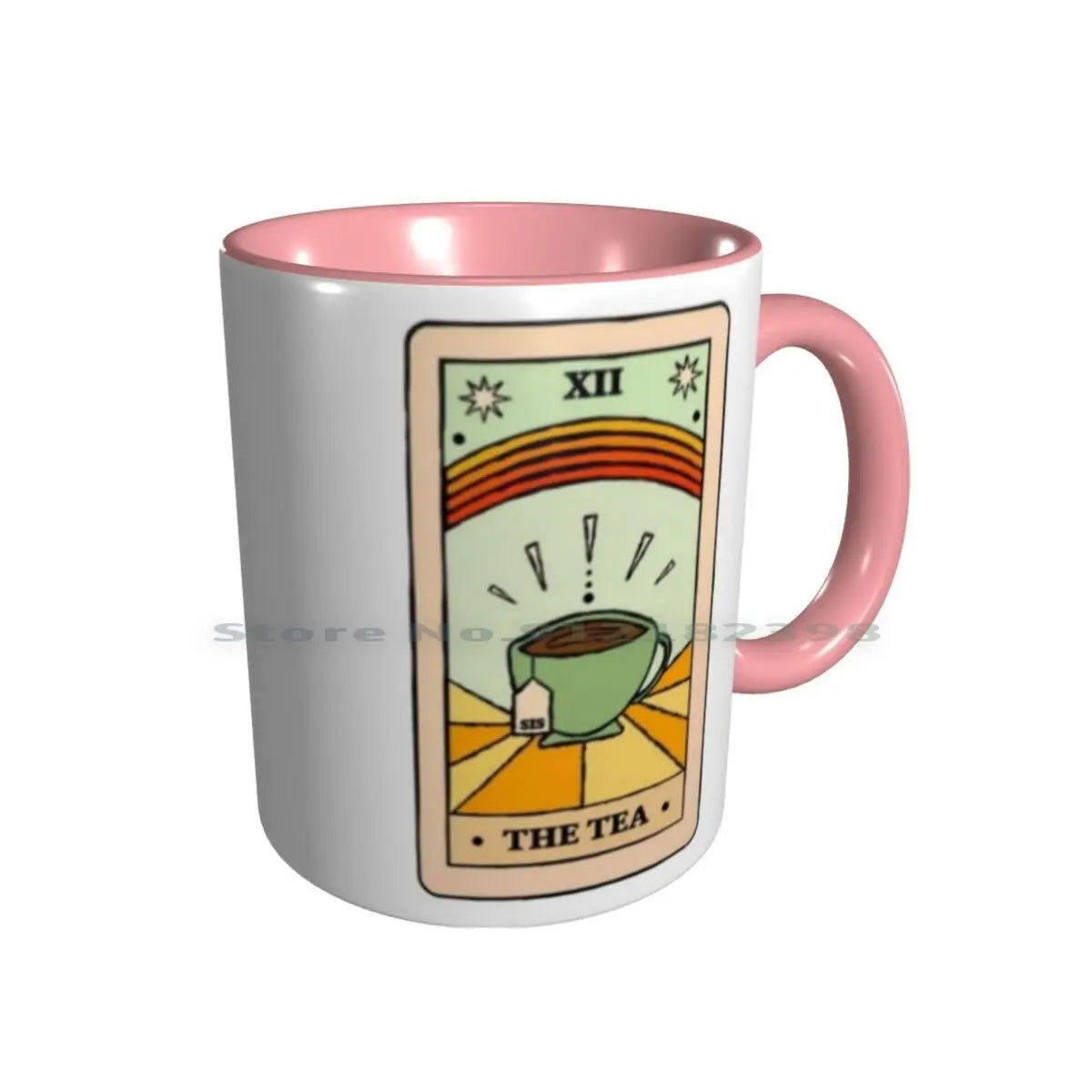 The Tea Tarot Card Ceramic Mug, 11oz