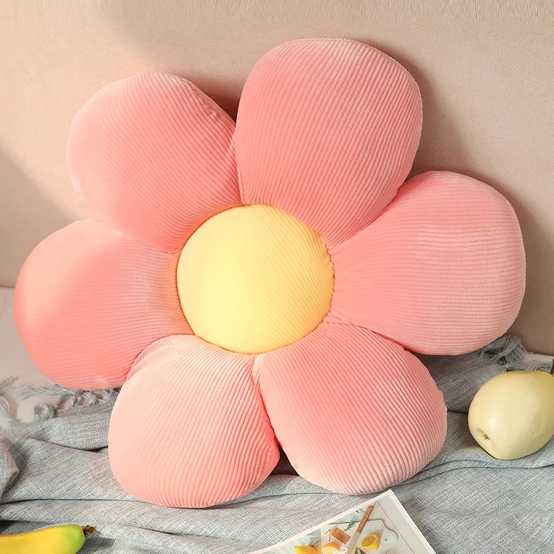 Plush Daisy Meditation Cushions for Kids