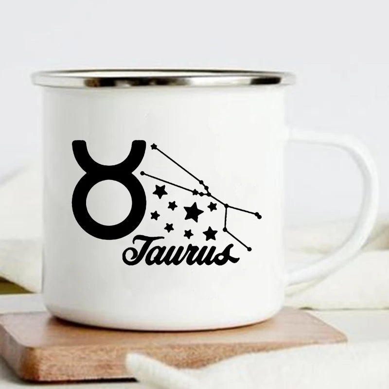 Zodiac Enamel Mug