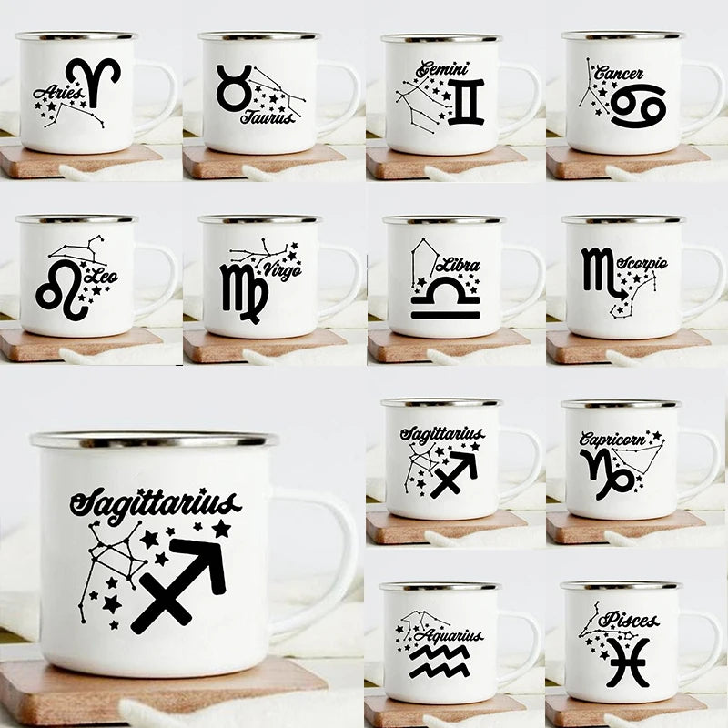 Zodiac Enamel Mug