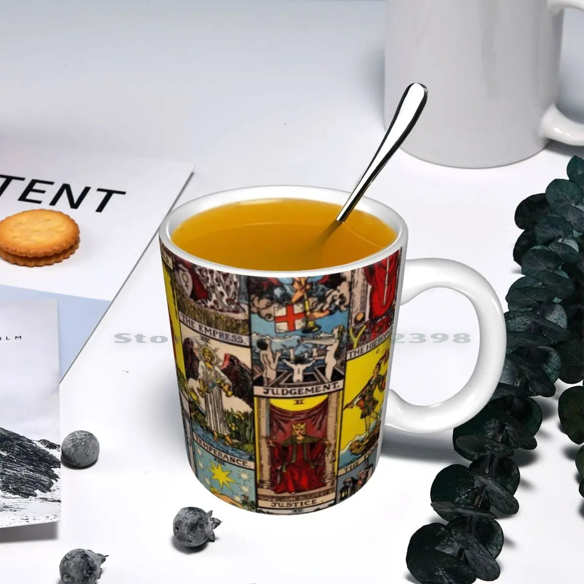 The Major Arcana Of Tarot Ceramic Mug, 11oz Black