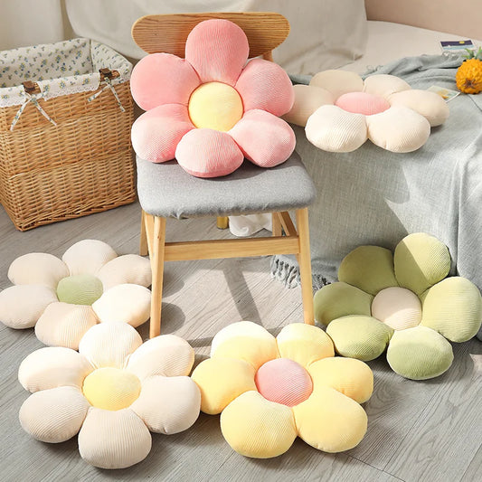 Plush Daisy Meditation Cushions for Kids