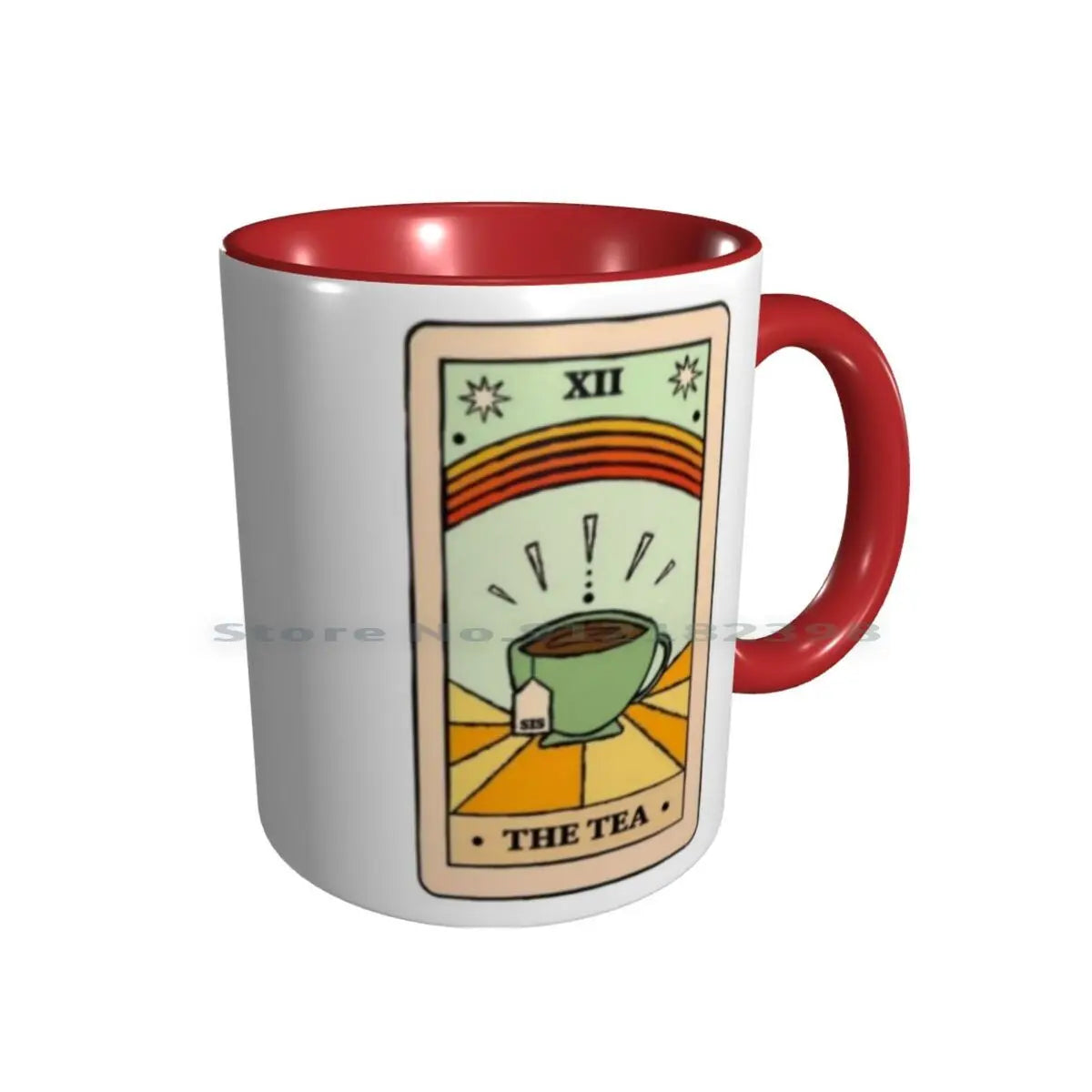 The Tea Tarot Card Ceramic Mug, 11oz