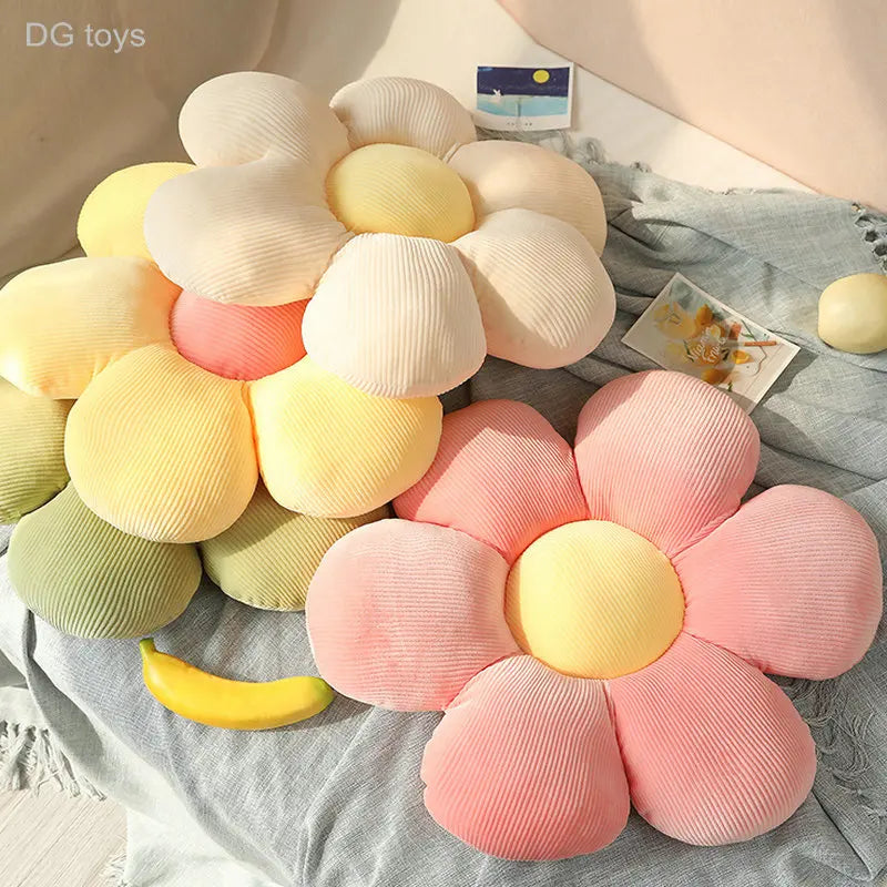 Plush Daisy Meditation Cushions for Kids