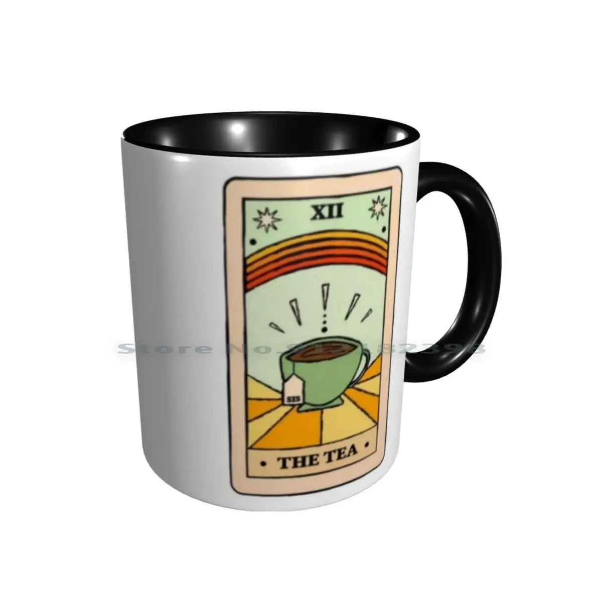 The Tea Tarot Card Ceramic Mug, 11oz