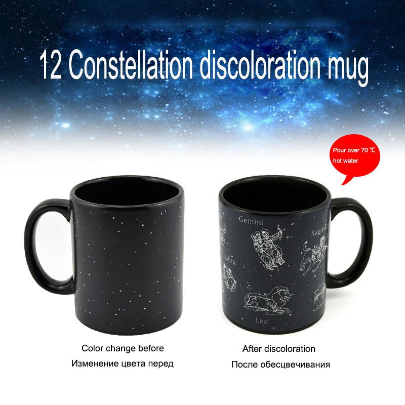 All 12 Zodiac Consellations Color Changing Mug for Astrology Lovers