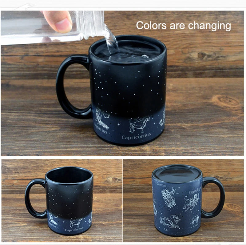 All 12 Zodiac Consellations Color Changing Mug for Astrology Lovers