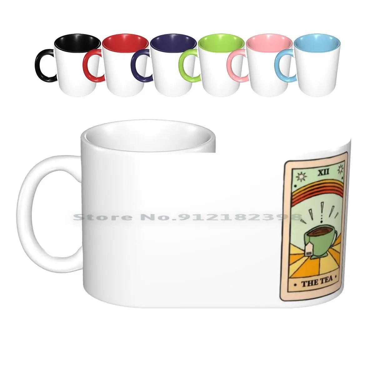 The Tea Tarot Card Ceramic Mug, 11oz