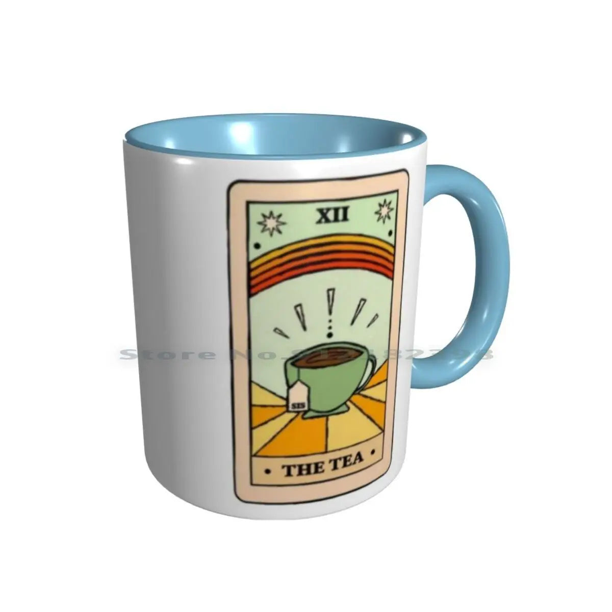 The Tea Tarot Card Ceramic Mug, 11oz