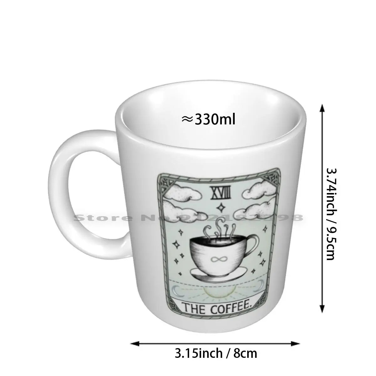 The Coffee Tarot Card Mug, 11oz