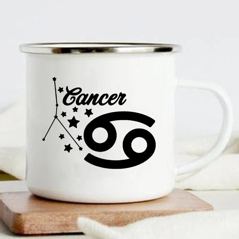 Zodiac Enamel Mug