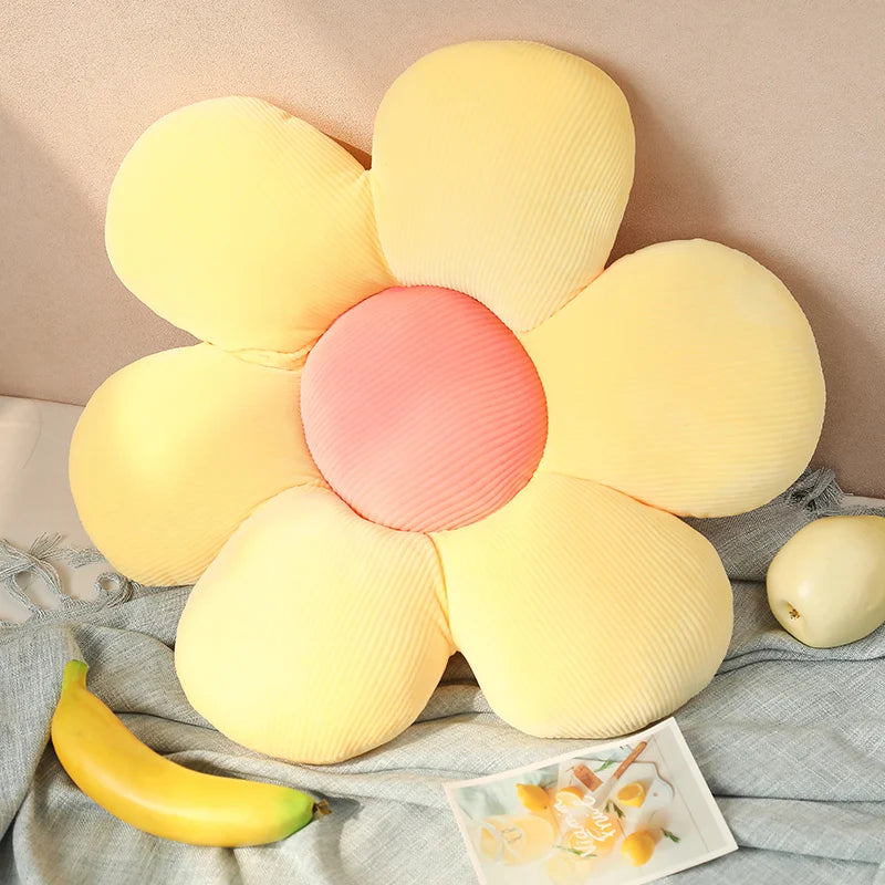 Plush Daisy Meditation Cushions for Kids