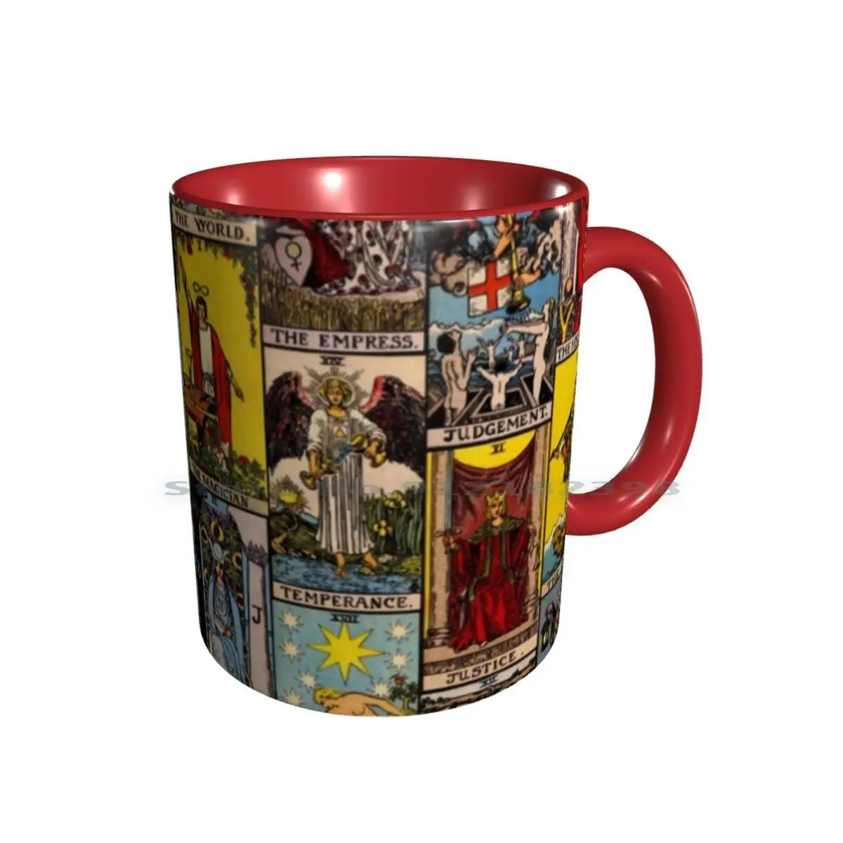 The Major Arcana Of Tarot Ceramic Mug, 11oz Black