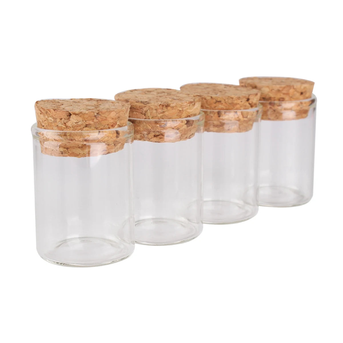 Case of 5 15ml Glass Bottles with Cork Lids