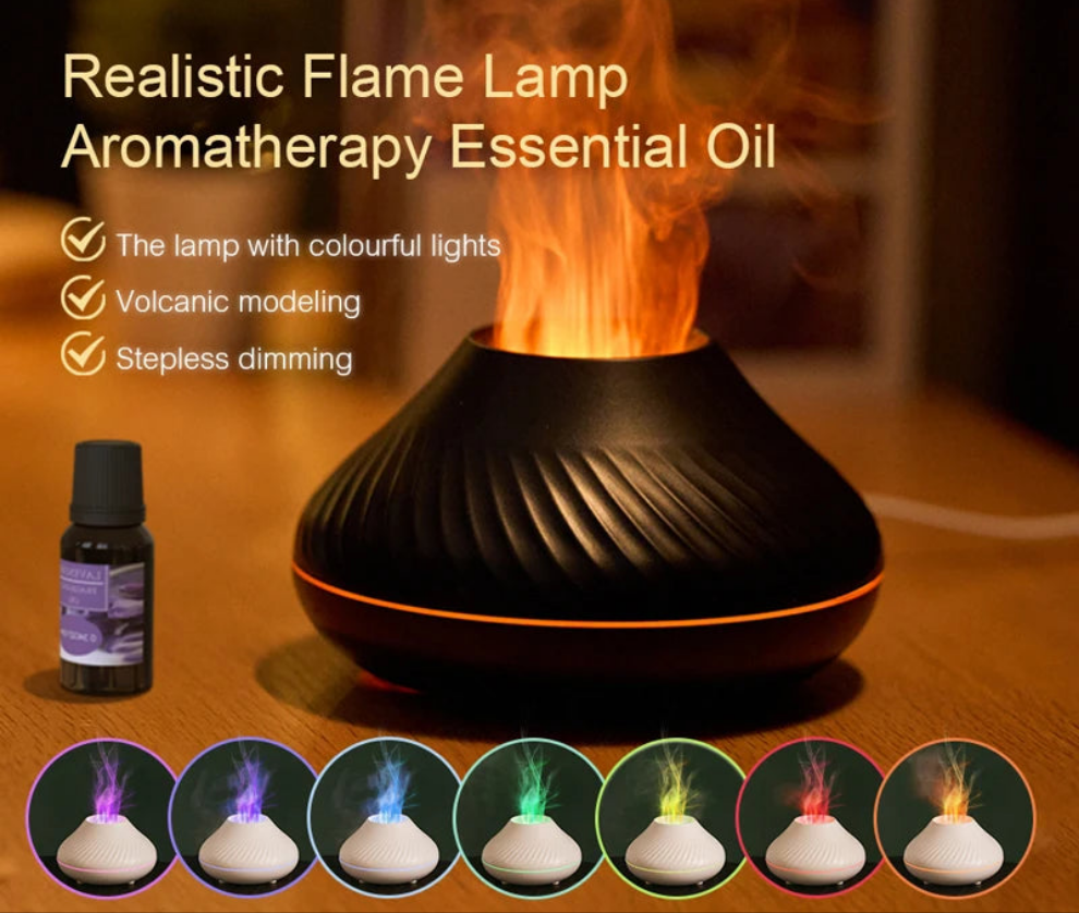 Volcanic Aromatherapy Oil Diffuser (USB Portable Air Humidifier)