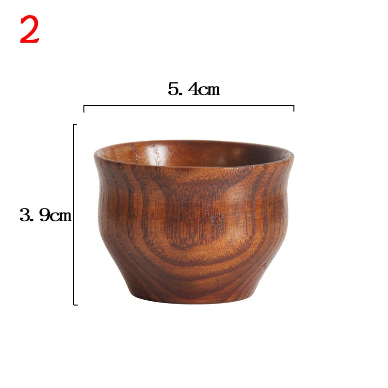 Carved Wooden Mug, Food Grade, 11oz