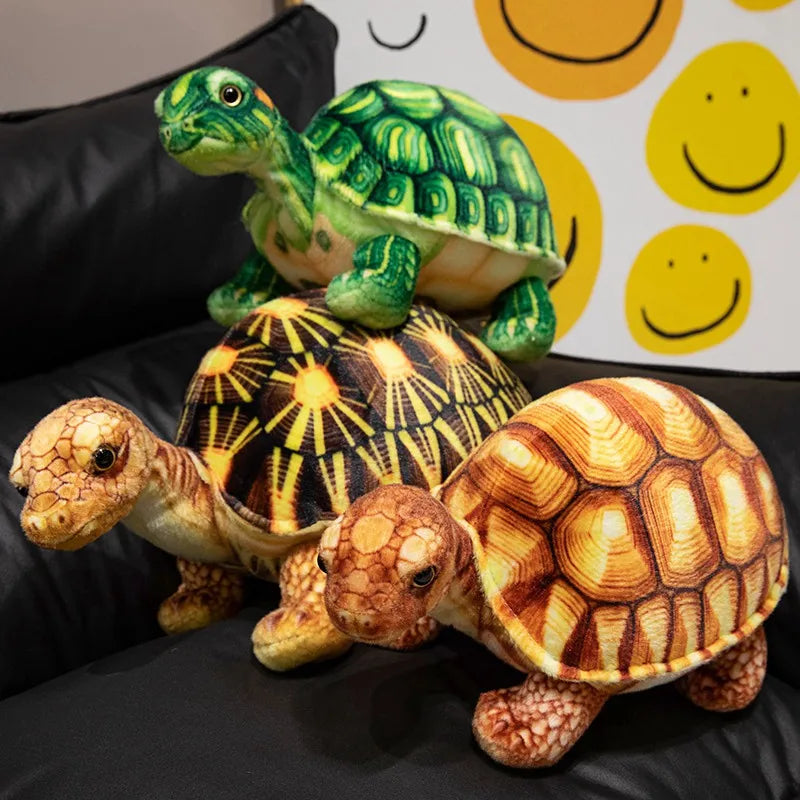 Realistic Tortoise Plush Toy