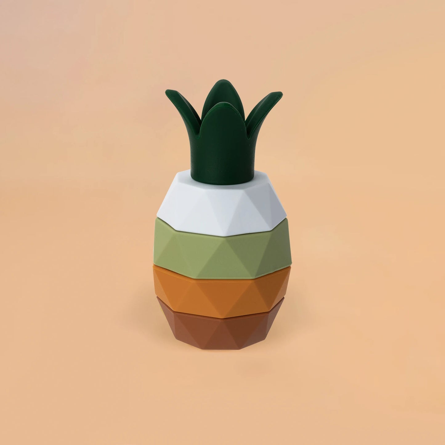 Soft-Stack Pineapple, a Montessori Build and Learn Toy