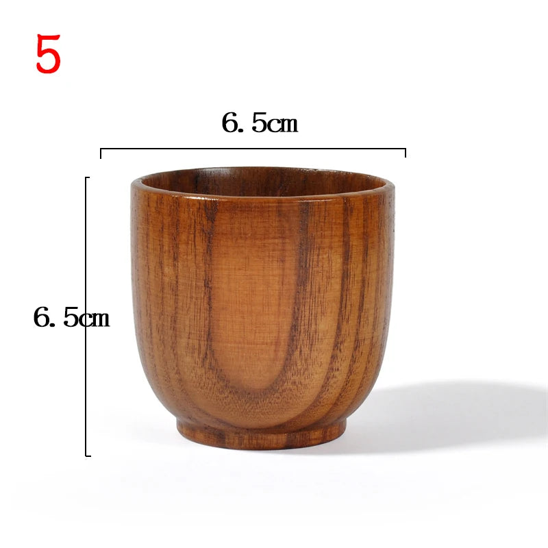 Carved Wooden Mug, Food Grade, 11oz