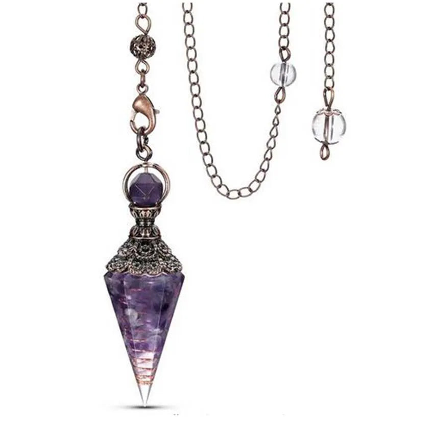 Filigree Style Crystal Pendulum