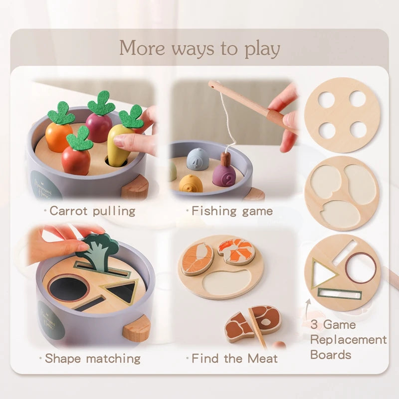 Montessori Learning Pot, 8 Activities in 1