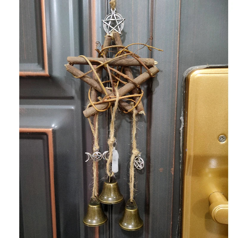 Traditional Style Hanging Witch Bells