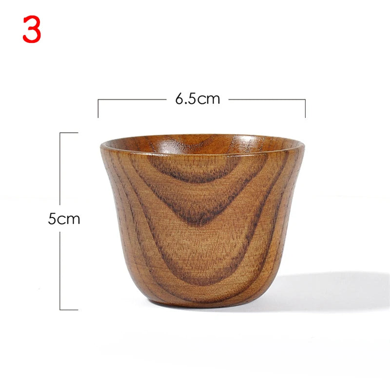 Carved Wooden Mug, Food Grade, 11oz