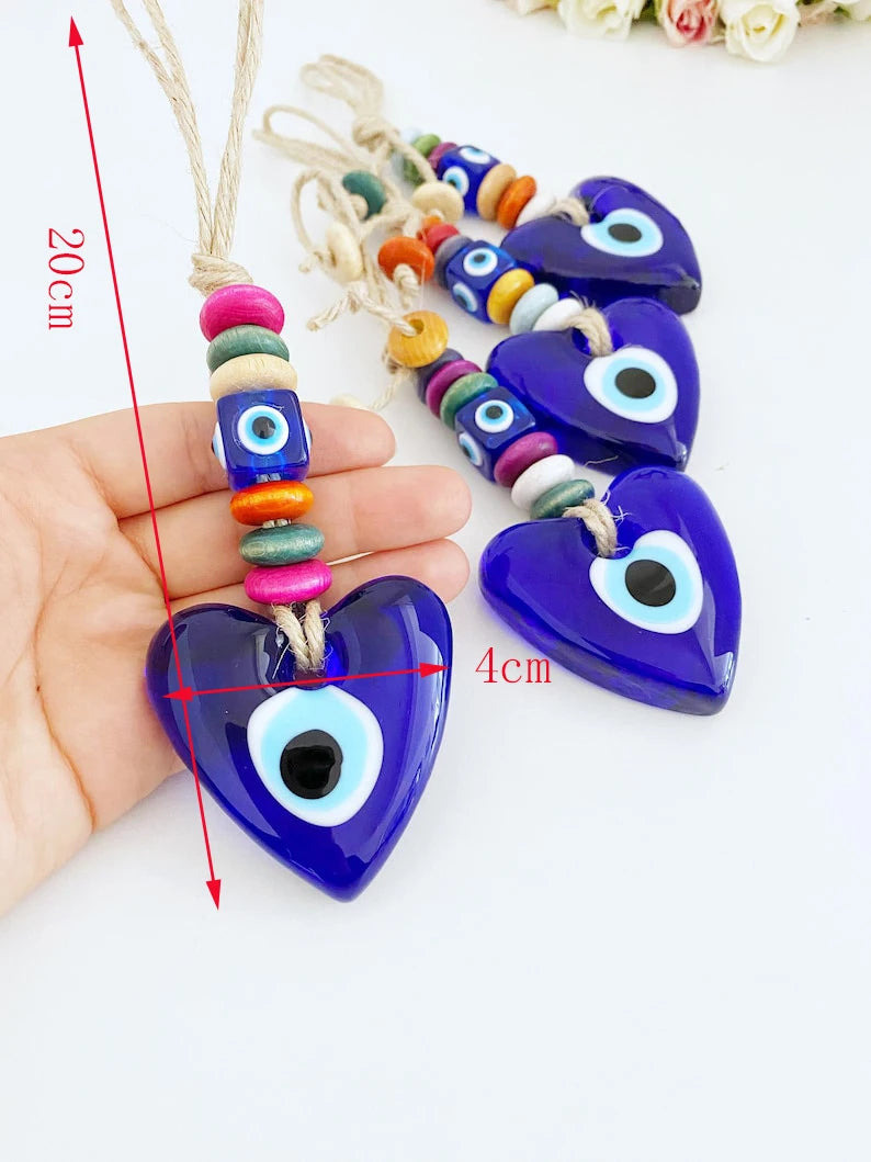 Glass Evil Eye Wall Hanging