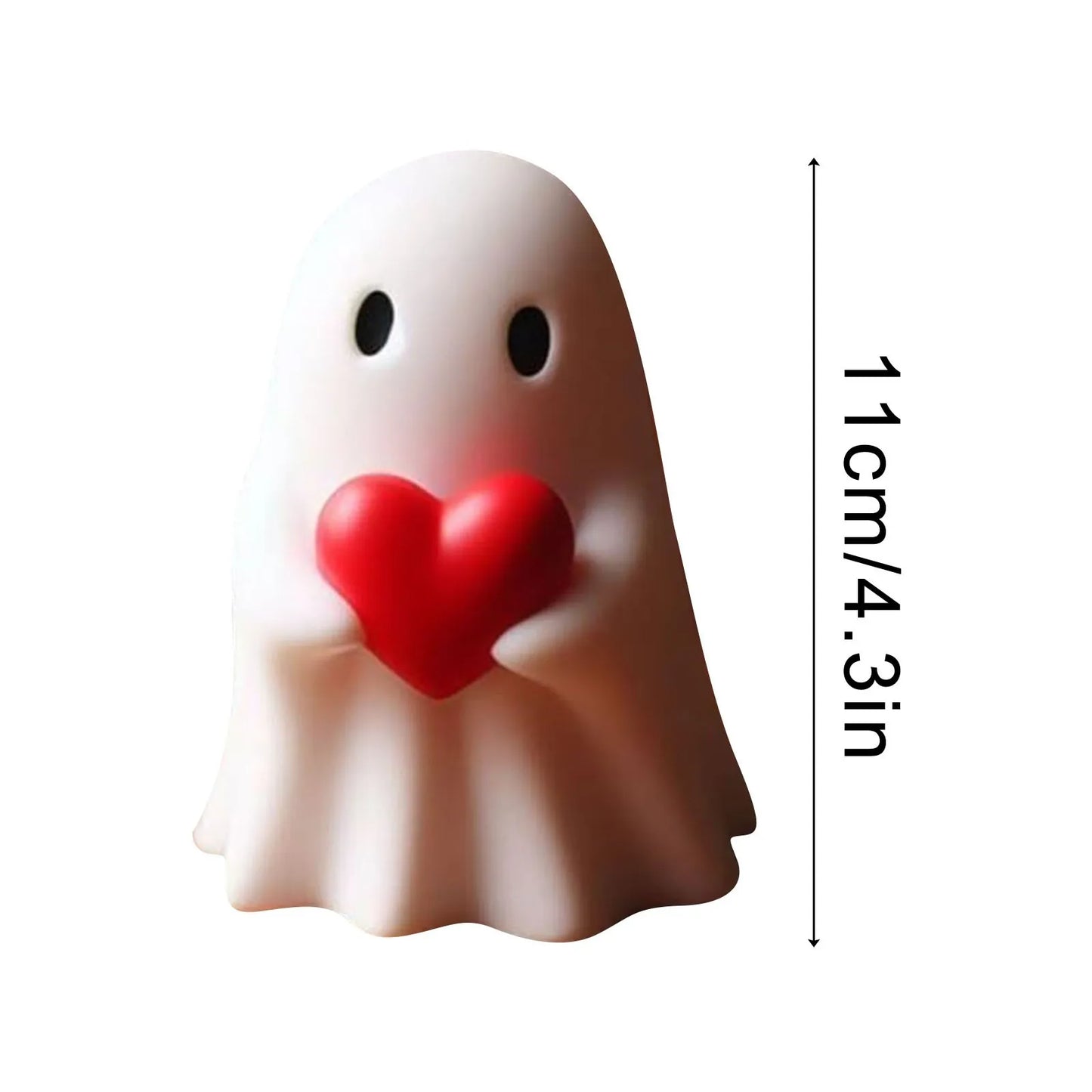 Love You Boo Resin Ghost Figure, 4.3 inches tall