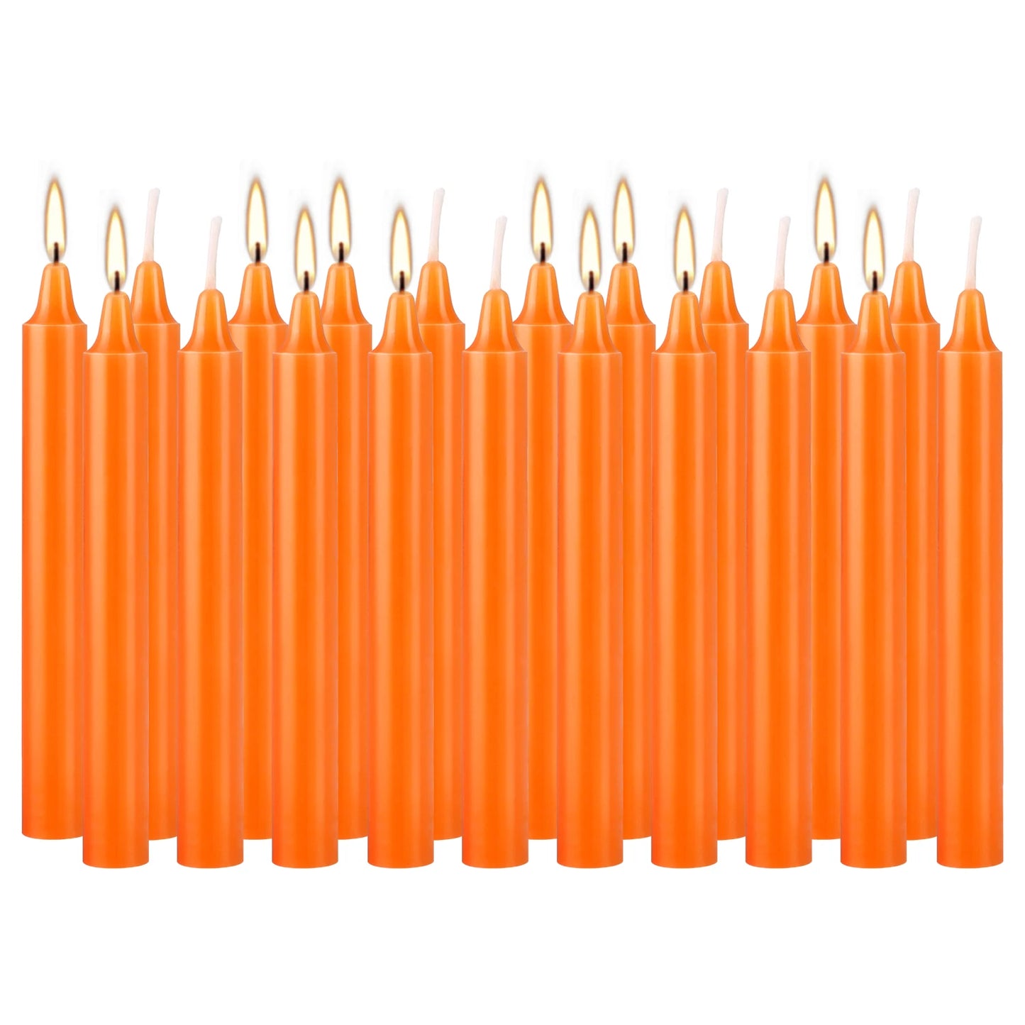 Orange 4" Chime Candles, Box of 20