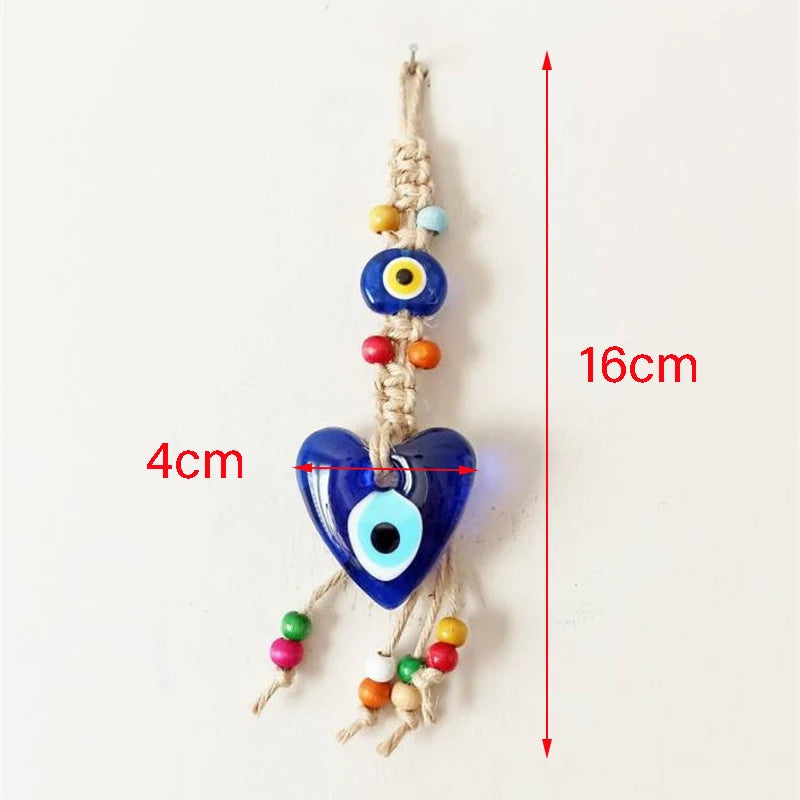 Glass Evil Eye Wall Hanging