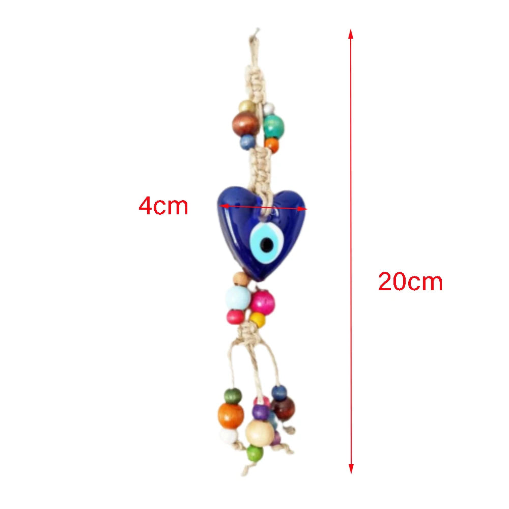 Glass Evil Eye Wall Hanging