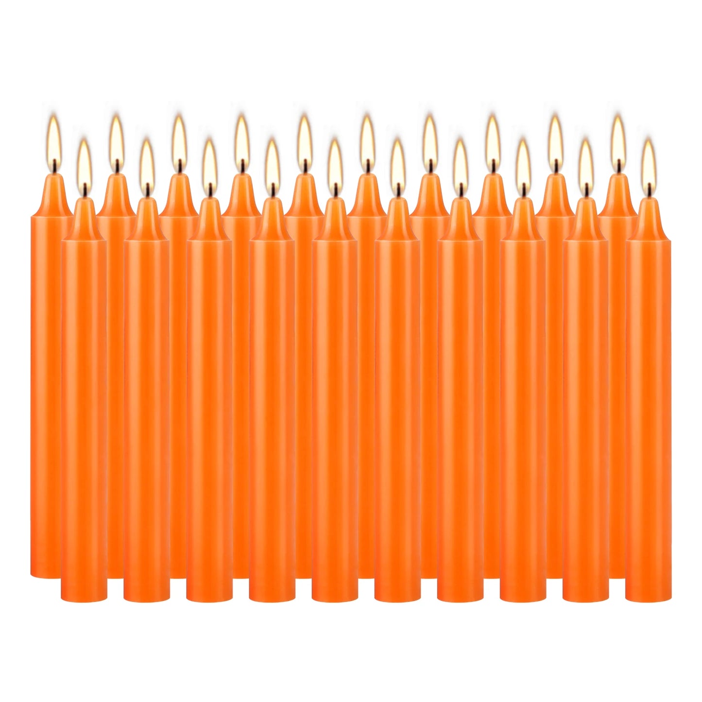 Orange 4" Chime Candles, Box of 20