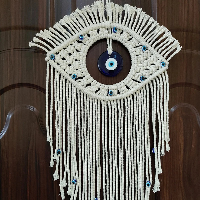 Macrame Evil Eye Wall Hanging