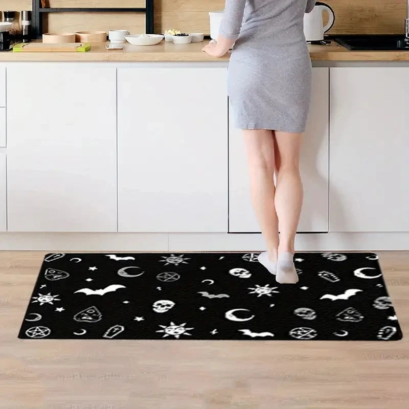 Witchy Patterned Kitchen Rugs