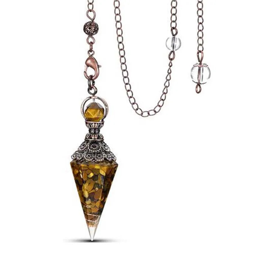 Filigree Style Crystal Pendulum