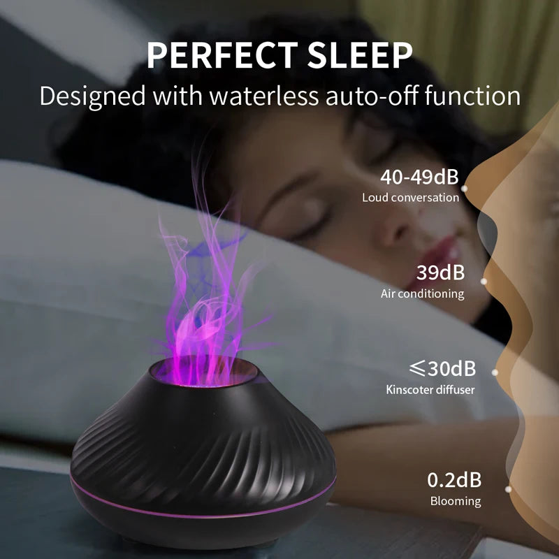 Volcanic Aromatherapy Oil Diffuser (USB Portable Air Humidifier)