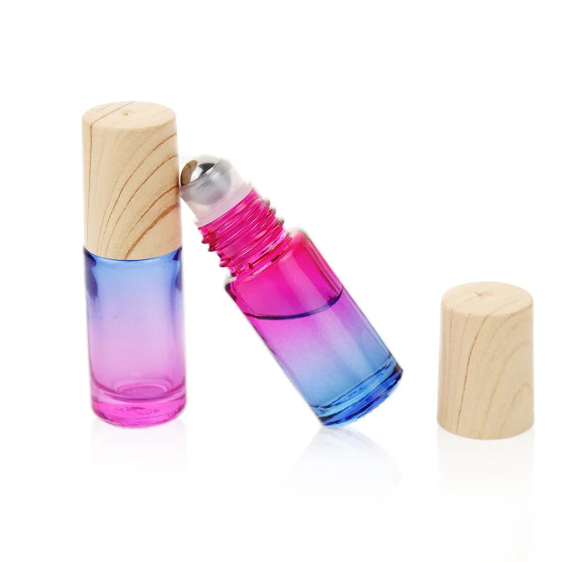 Empty Gradient Glass Roll-On Bottles, 5ml (sets of 5, 10, & 20)