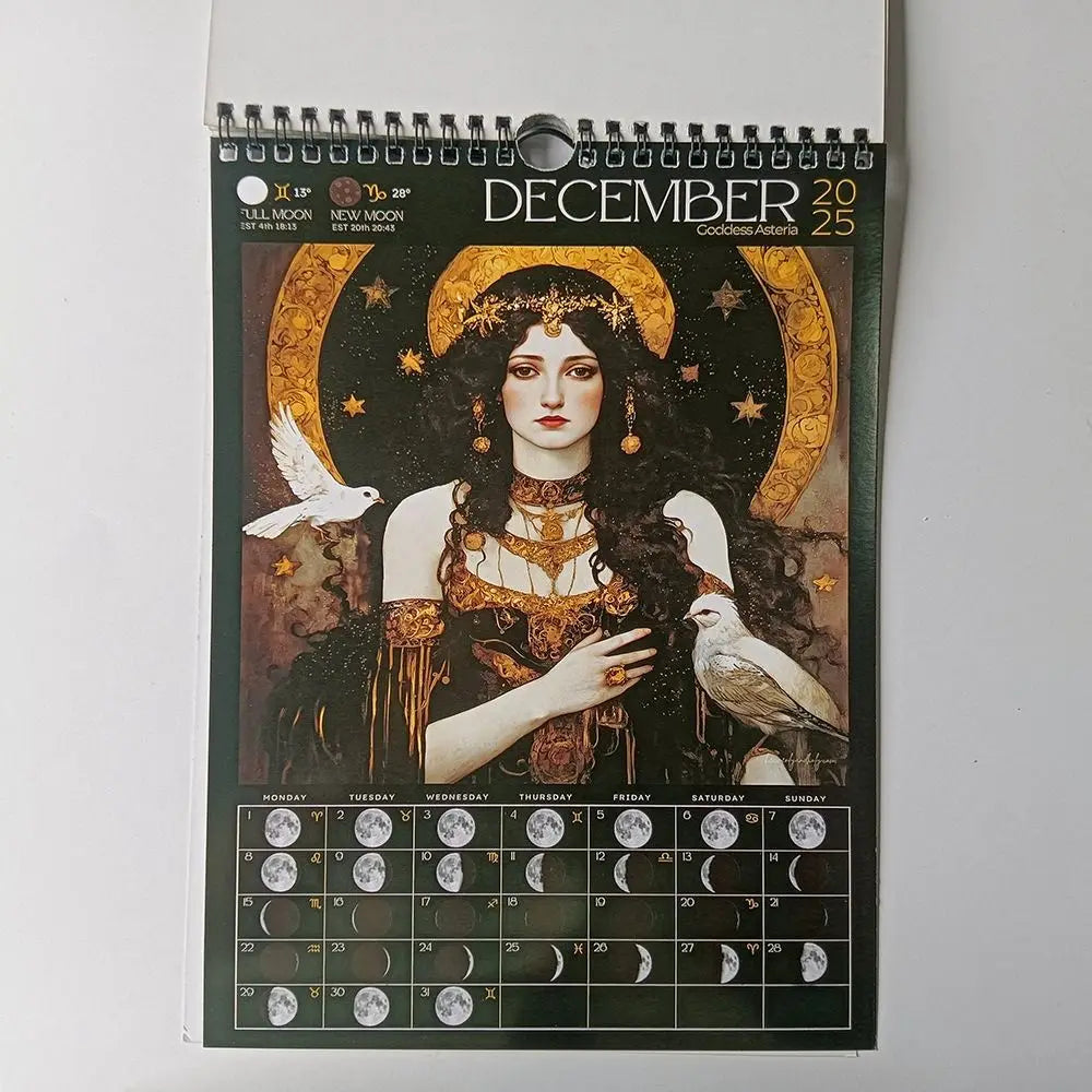 Dark Goddess Wall Calendar 2025