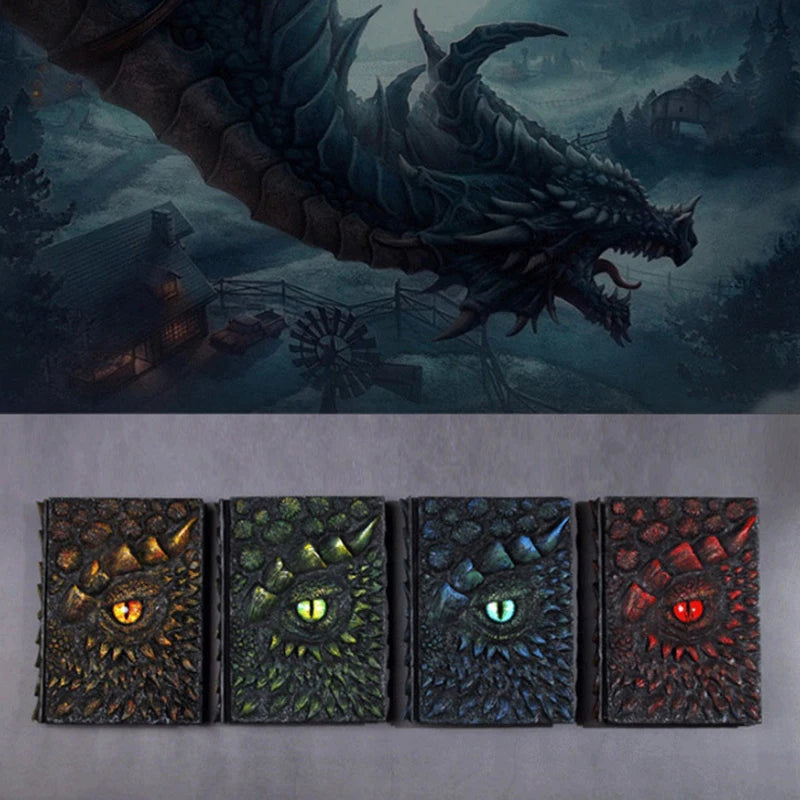 Dragon 3d Resin Cover Blank Books