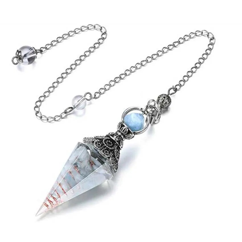 Filigree Style Crystal Pendulum