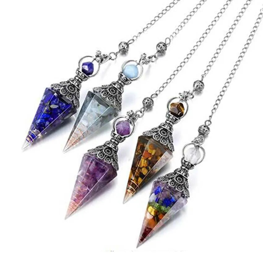 Filigree Style Crystal Pendulum