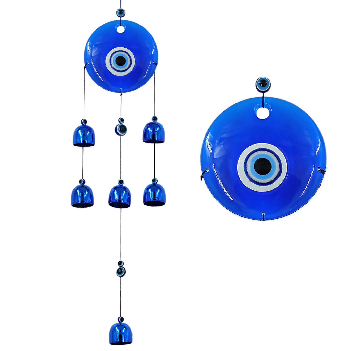 Blue Evil Eye Wind Chimes