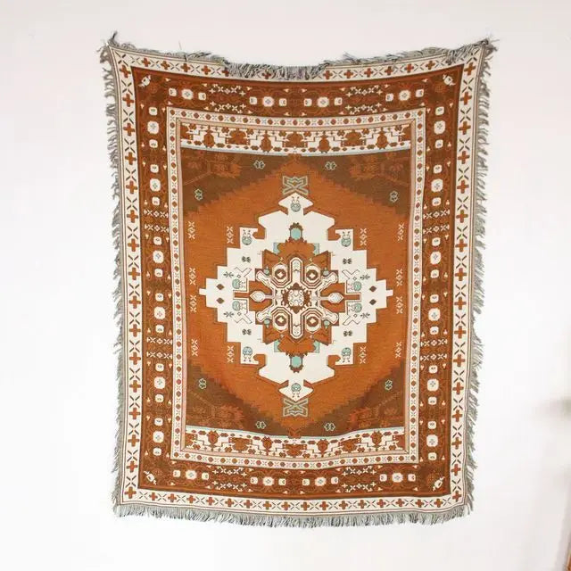 Tree of Life Woven Sofa Blanket