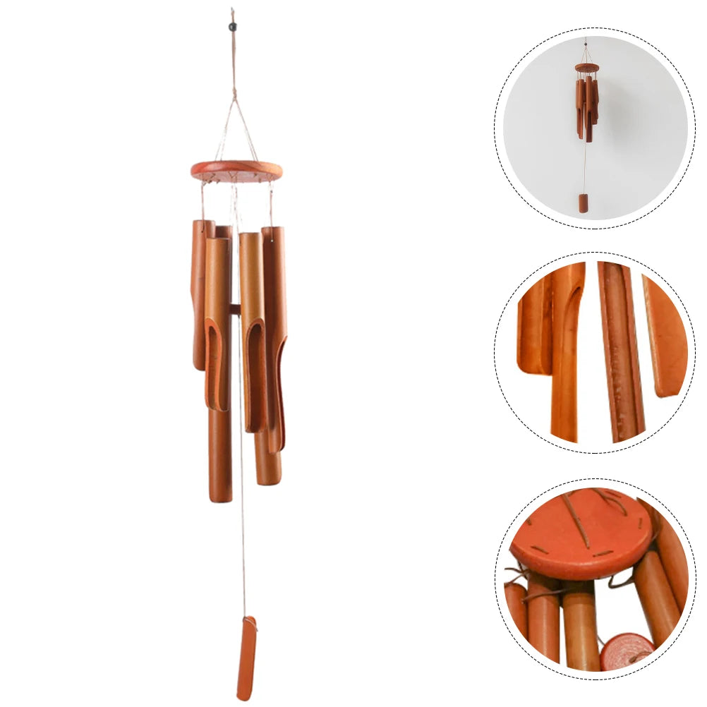 Large Bamboo Wind Chimes, Deep Tone