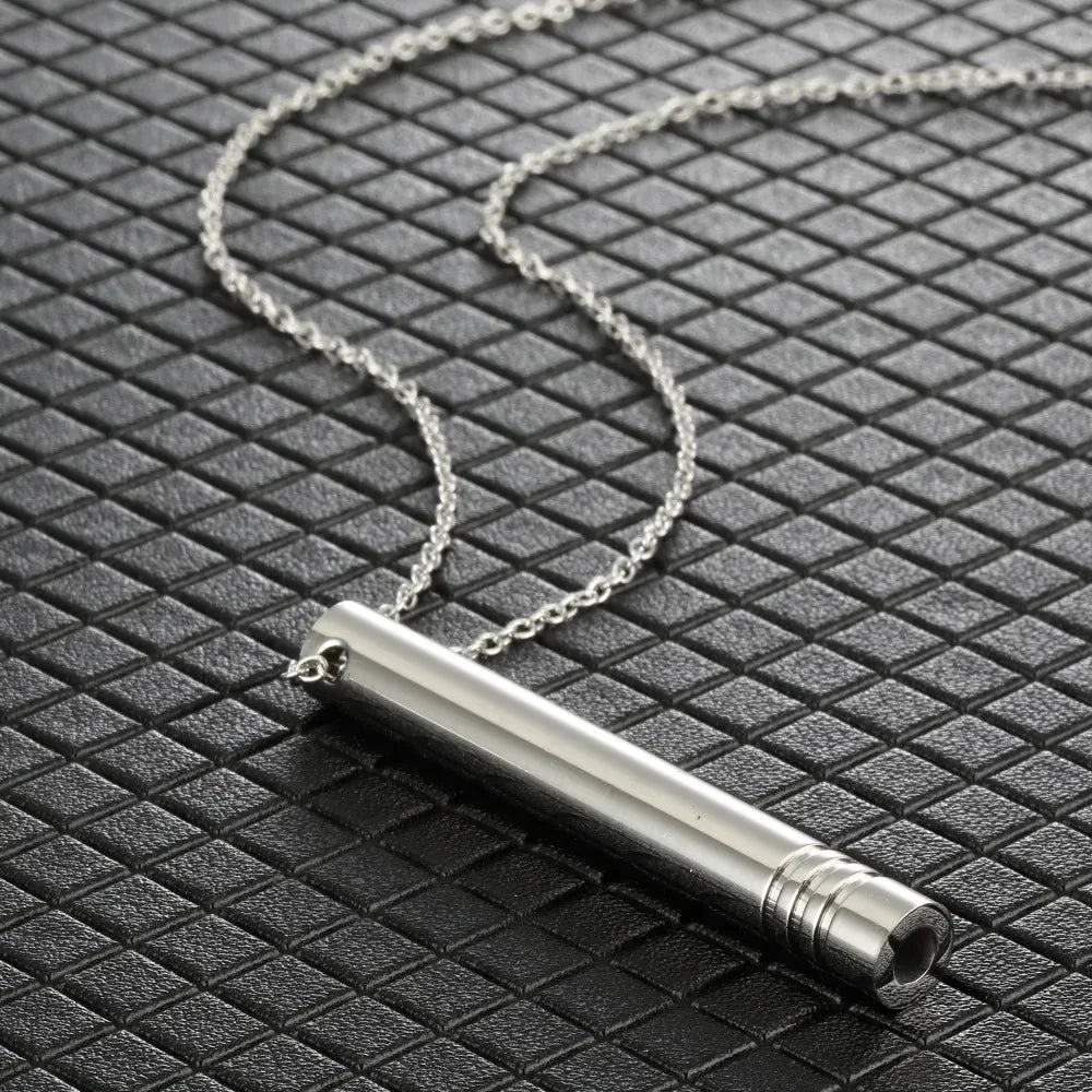 Stainless Steel Necklace for Meditation, Fidget, & Anxiety